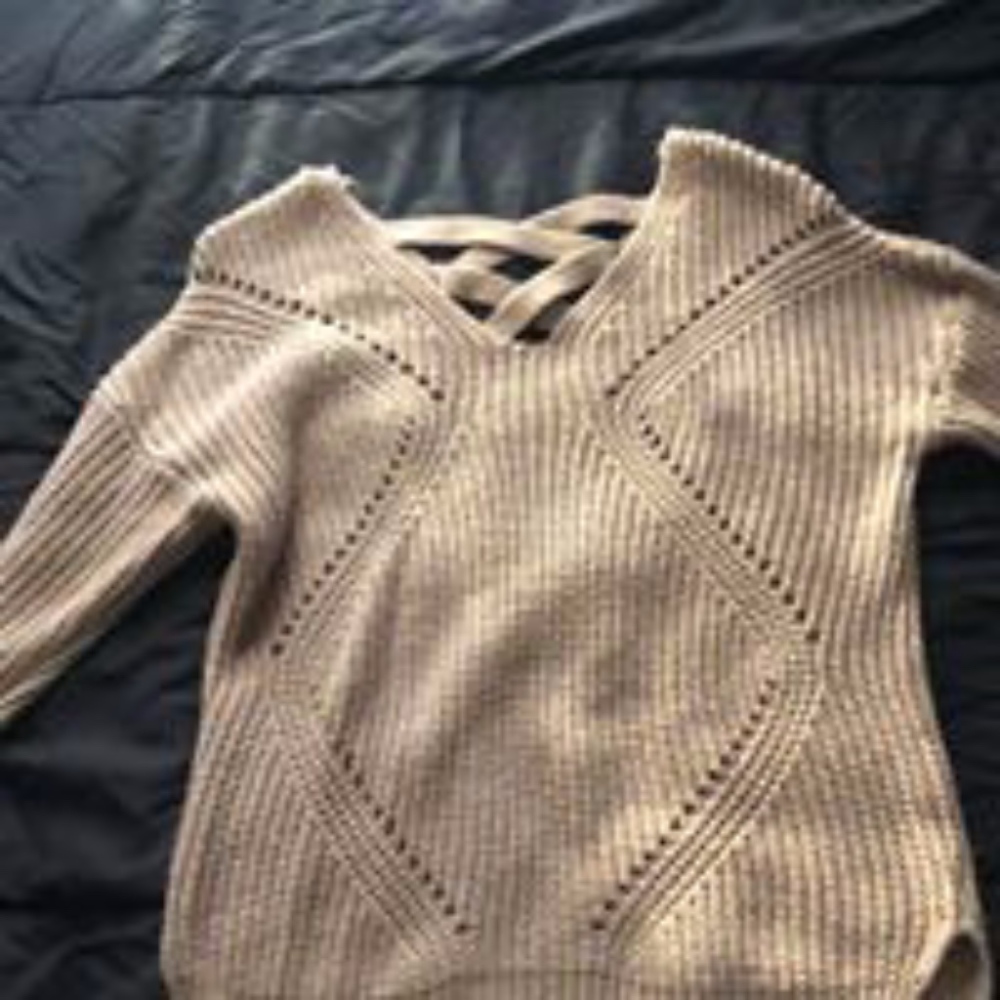 Charlotte Russe light brown sweater